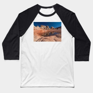 White Pocket - Reflection Baseball T-Shirt